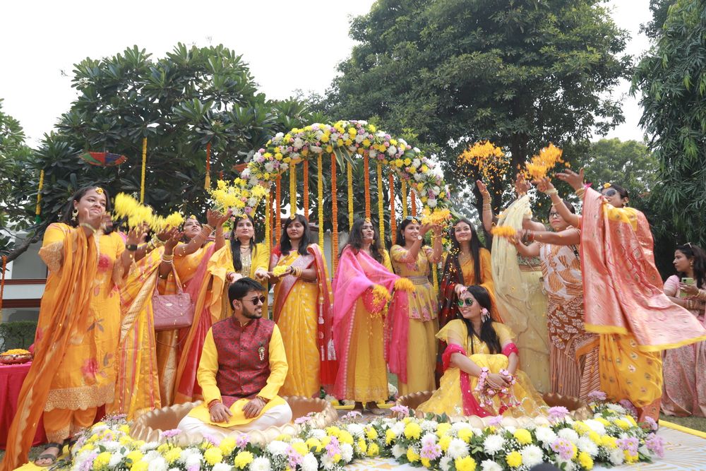 Photo From Haldi & Mehndi Decor - By The Palace