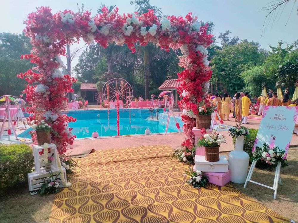 Photo From Haldi & Mehndi Decor - By The Palace