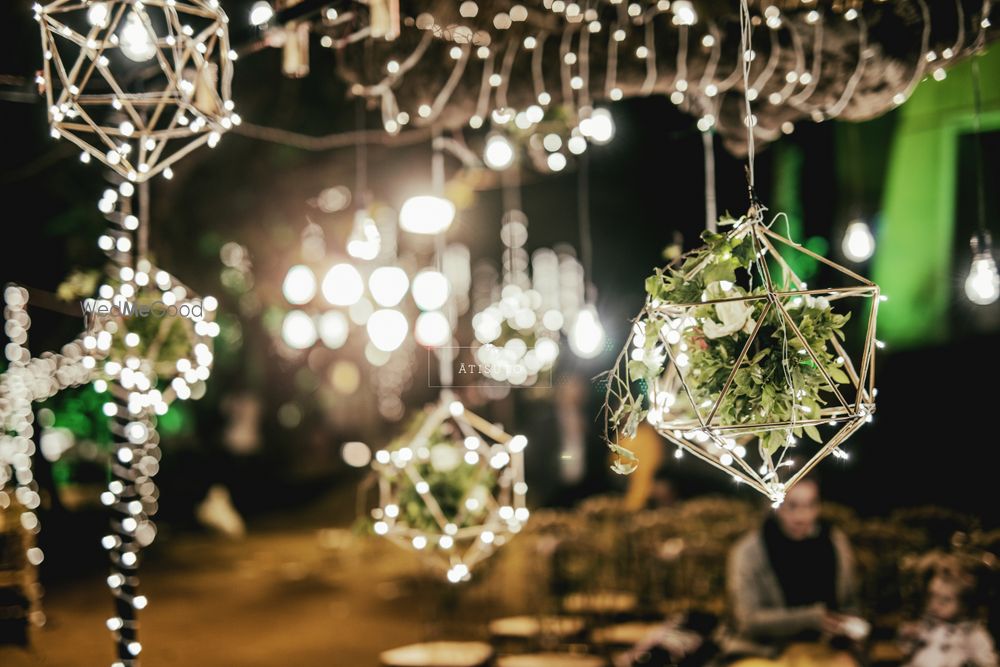 Photo of Suspended decor idea with geometric orbs