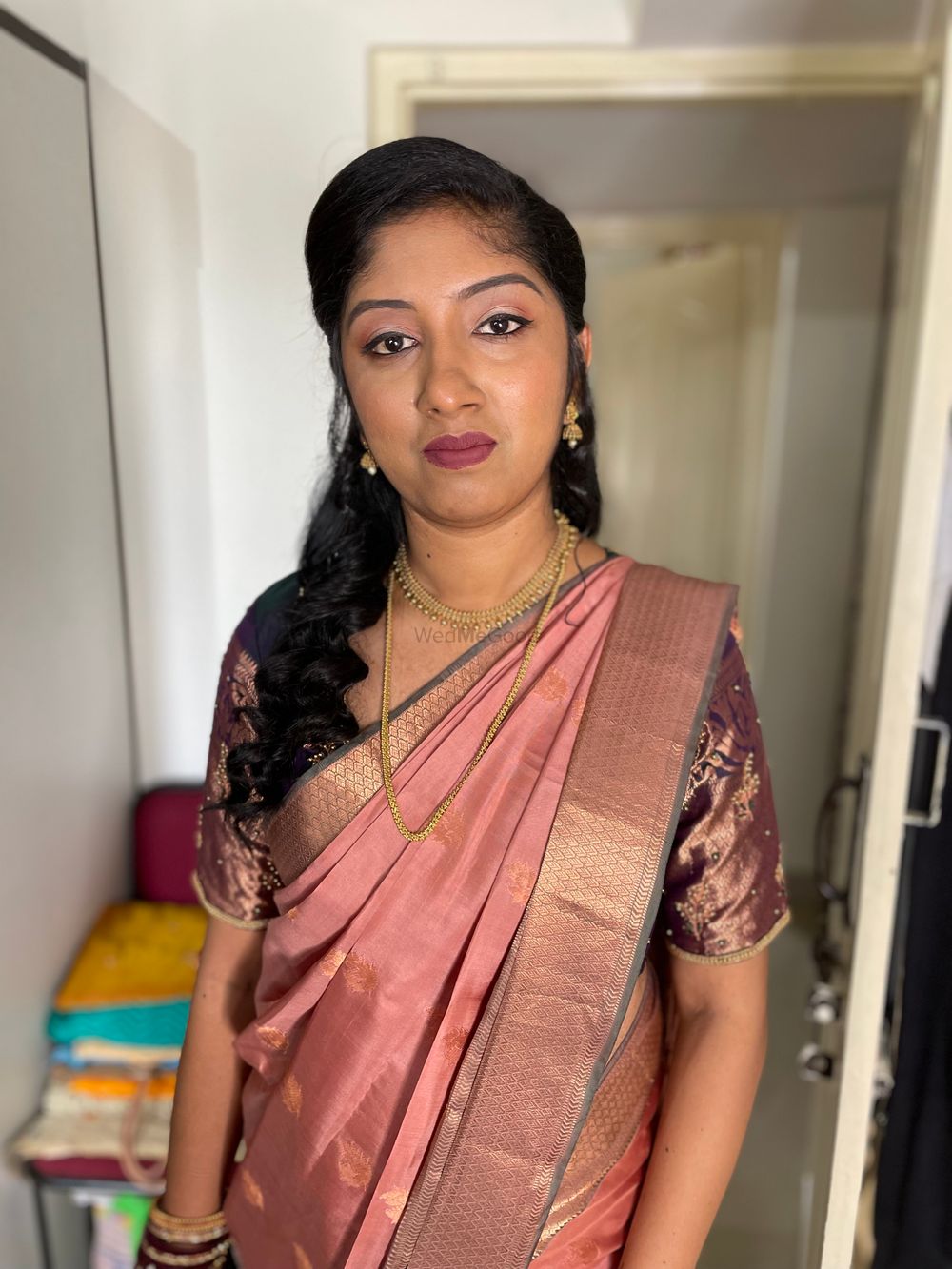 Photo From Sushmitha. Engagement simple look - By Makeover by Sofi