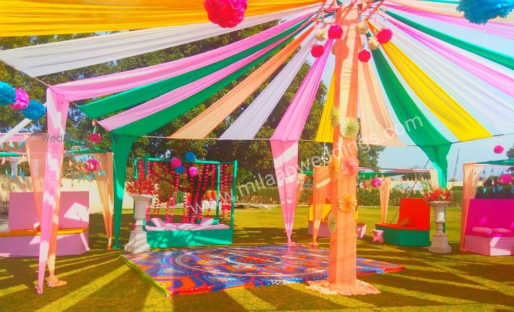 Photo From Pastel Decore for Unique Mehendi - By Milaap Weddings