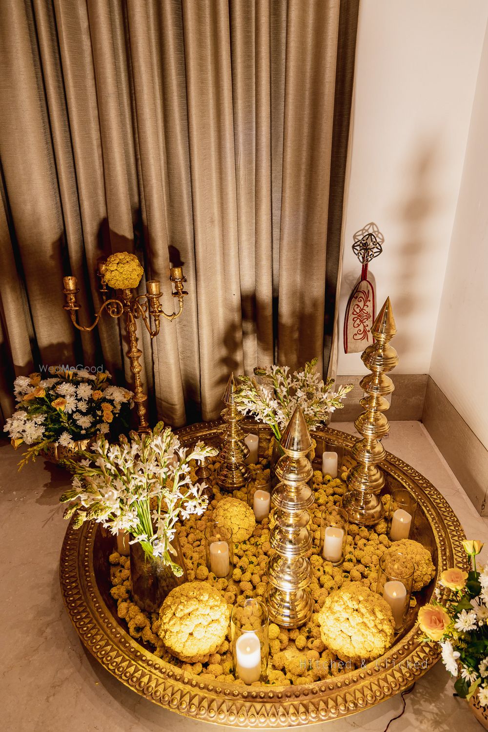 Photo From Traditional Theme Haldi Decor - By Blissfull Weddings