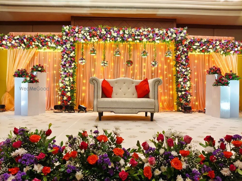 Photo From Reception Decor - By Fancy Flowers Decoration