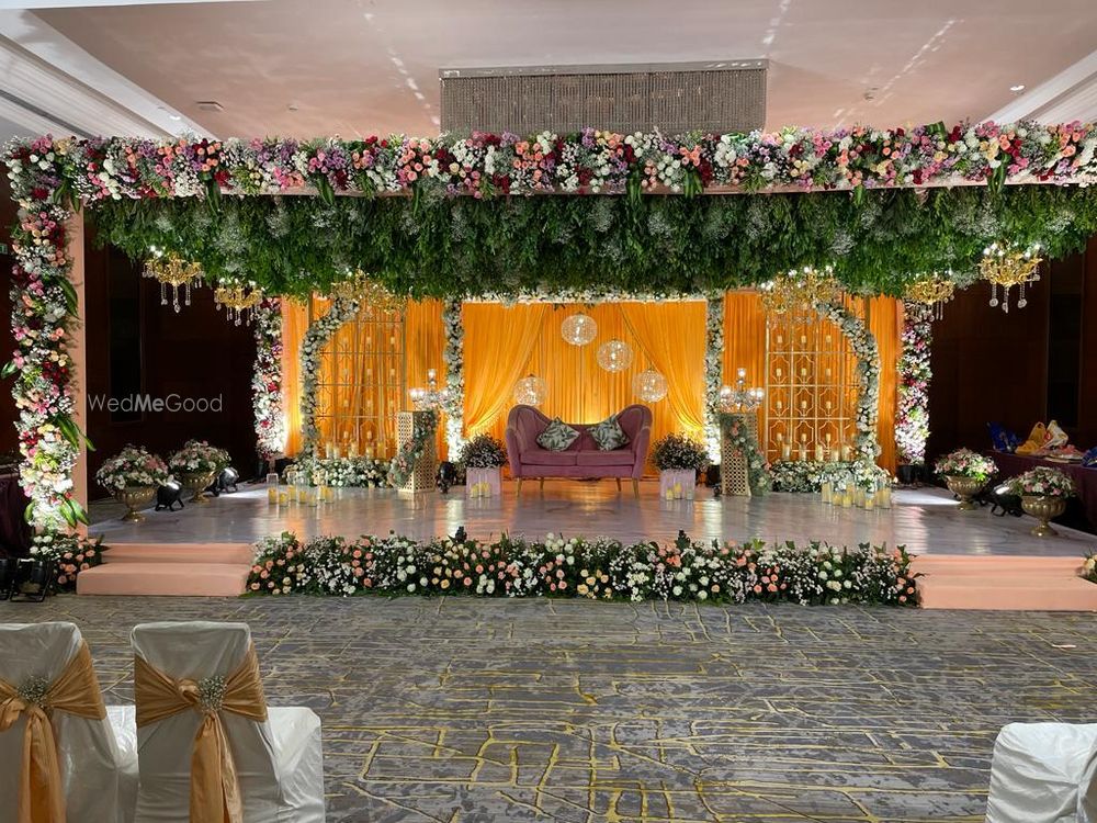 Photo From Enchanting Engagement Elegance: Captivating Decor - By Eventina Decors