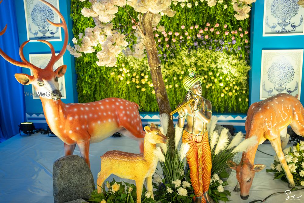 Photo From Experience Divine Elegance: Our Enchanting 'Gokulam' Themed Cradle Ceremony Decor - By Eventina Decors