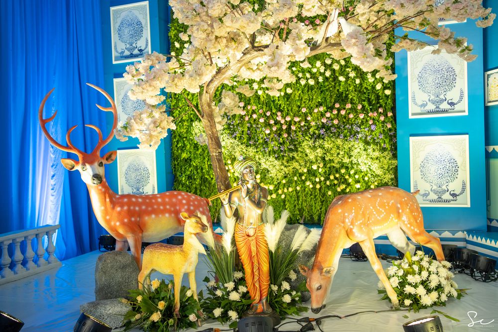 Photo From Experience Divine Elegance: Our Enchanting 'Gokulam' Themed Cradle Ceremony Decor - By Eventina Decors