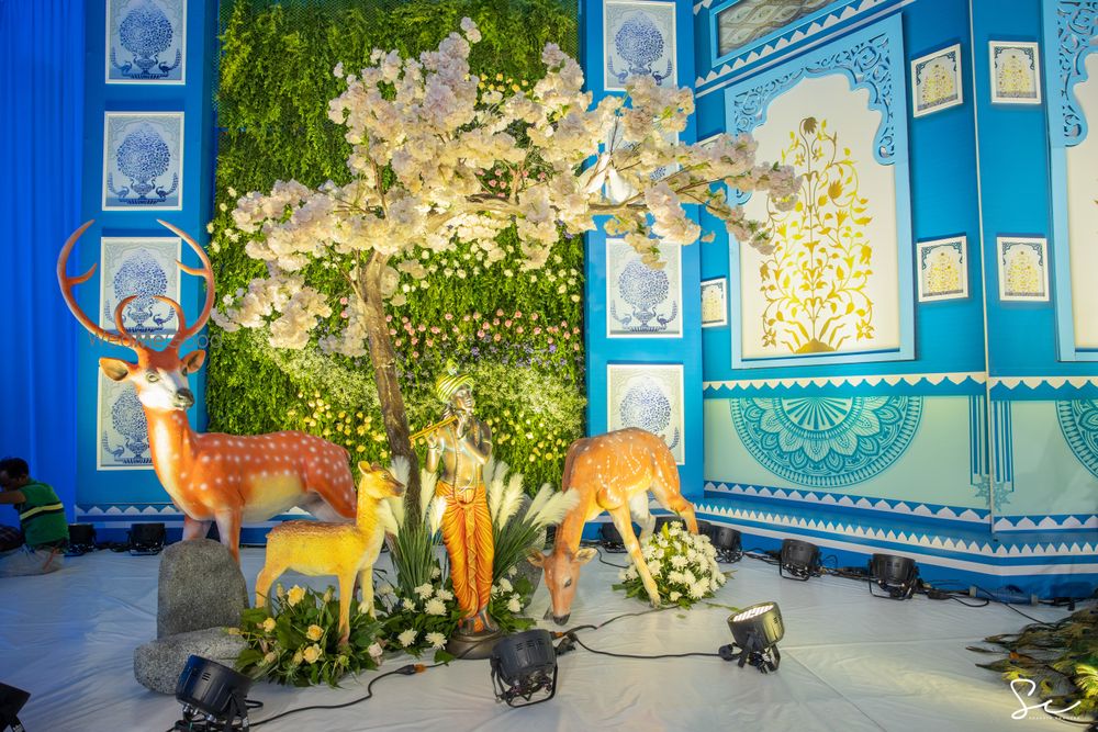 Photo From Experience Divine Elegance: Our Enchanting 'Gokulam' Themed Cradle Ceremony Decor - By Eventina Decors