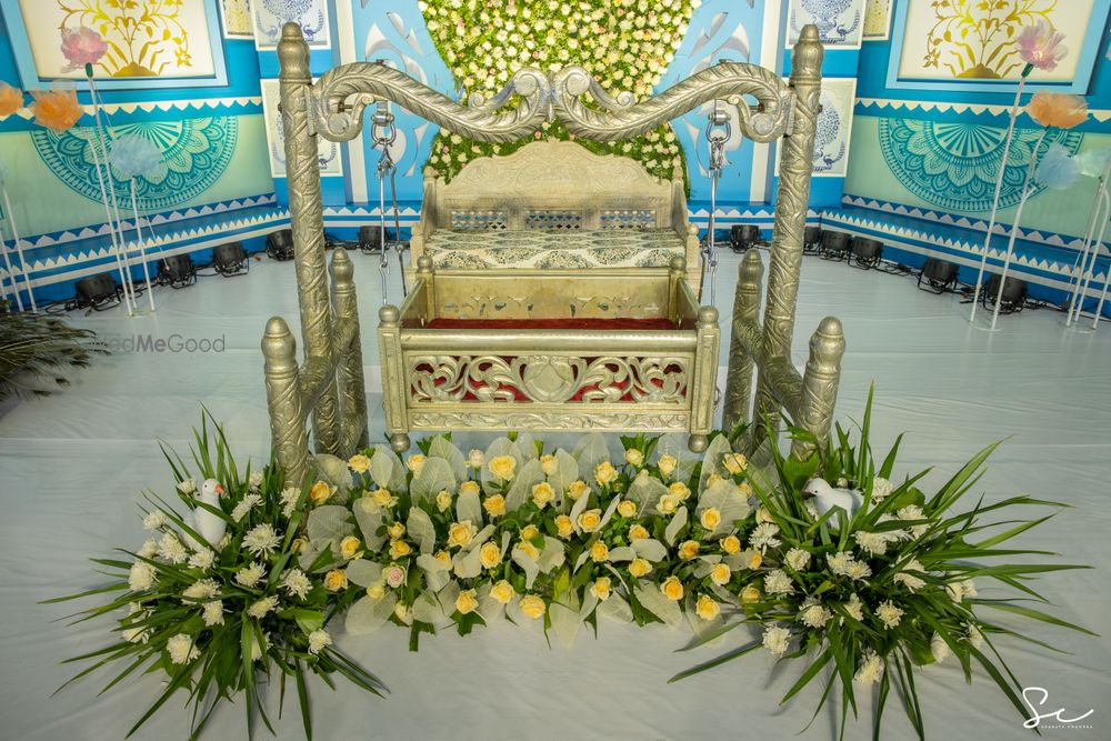 Photo From Experience Divine Elegance: Our Enchanting 'Gokulam' Themed Cradle Ceremony Decor - By Eventina Decors