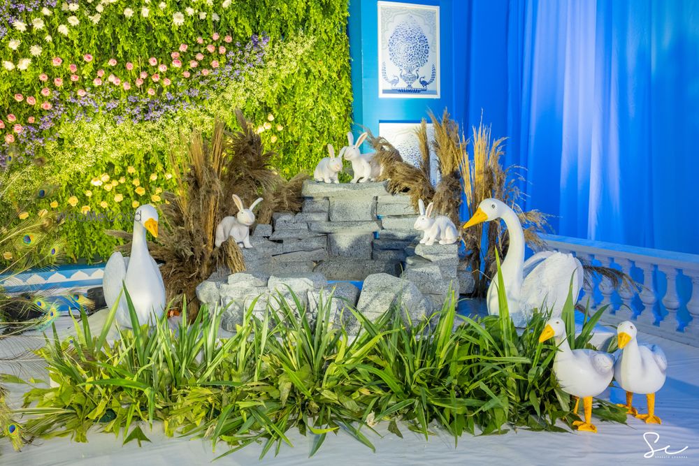 Photo From Experience Divine Elegance: Our Enchanting 'Gokulam' Themed Cradle Ceremony Decor - By Eventina Decors