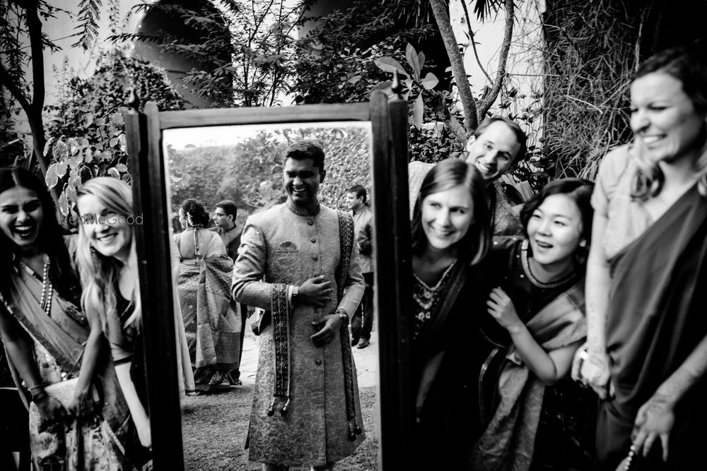 Photo of Cute groom and bridesmaid photo