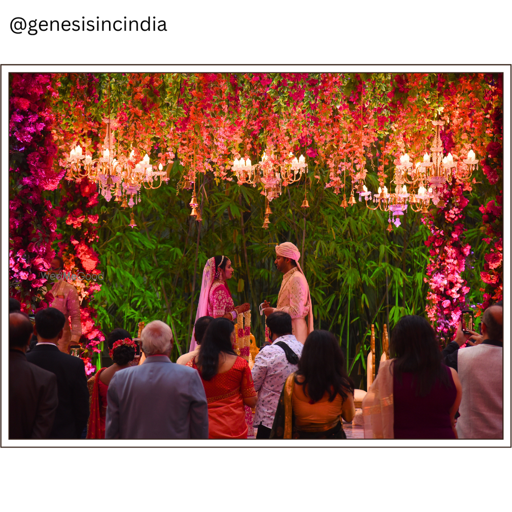 Photo From Pink & Red flower Mandap decor - By Genesis Inc