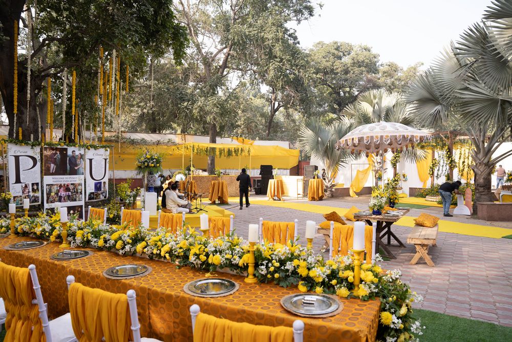 Photo From Sunflower themed Haldi - By Foreign Wedding Planners