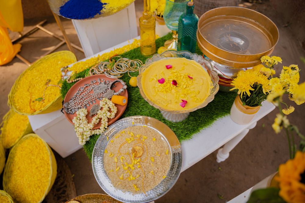 Photo From Sunflower themed Haldi - By Foreign Wedding Planners