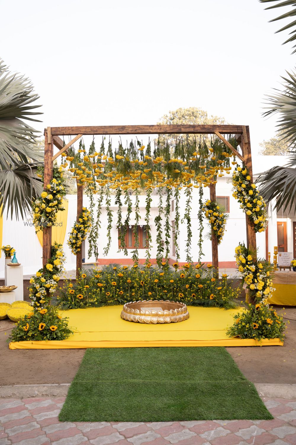 Photo From Sunflower themed Haldi - By Foreign Wedding Planners