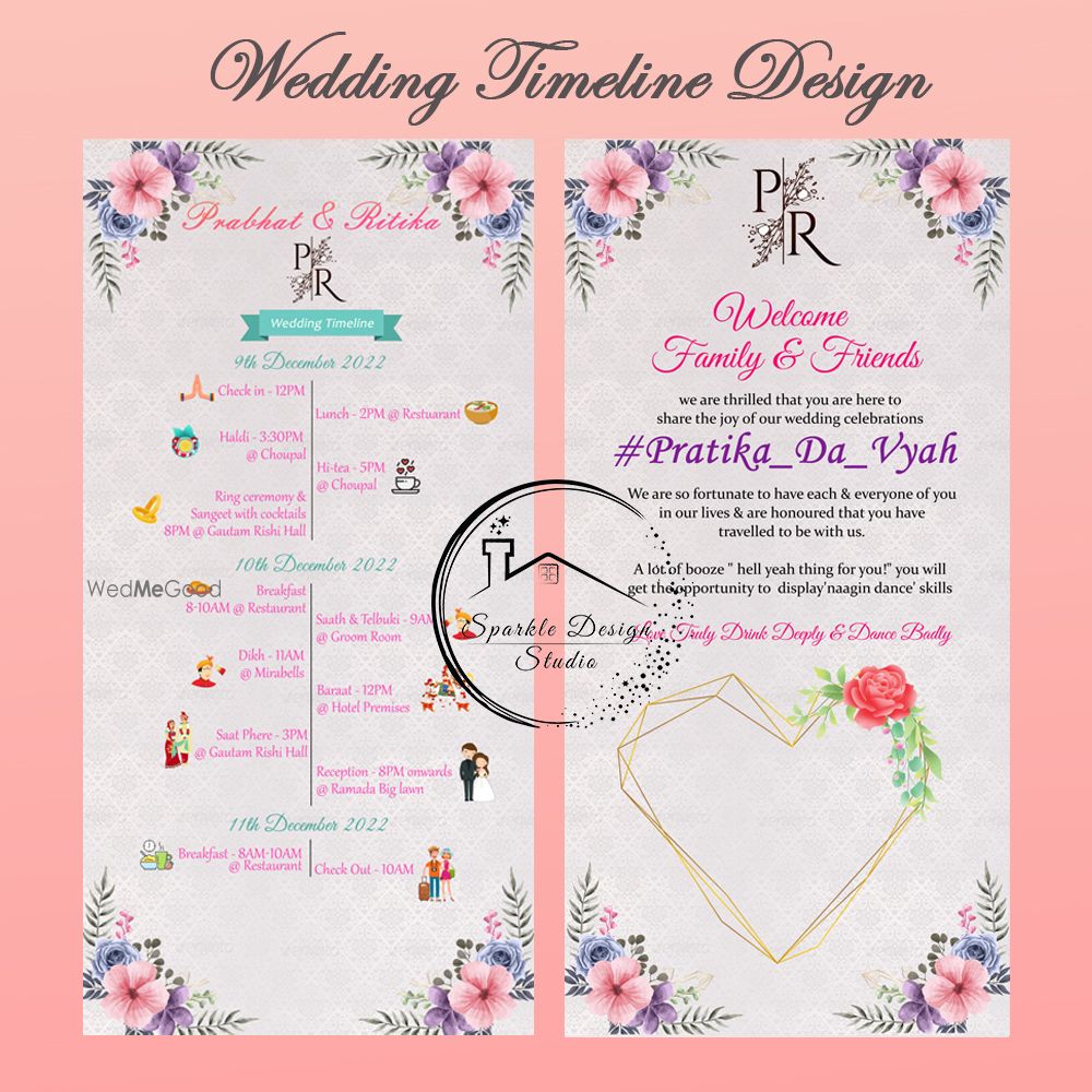 Photo From wedding itinerary Design - By Graphics by Hirva