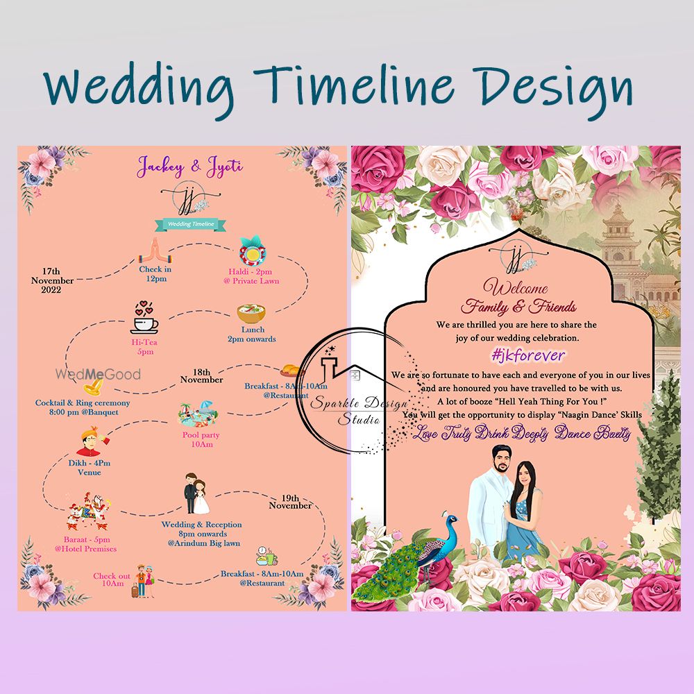 Photo From wedding itinerary Design - By Graphics by Hirva