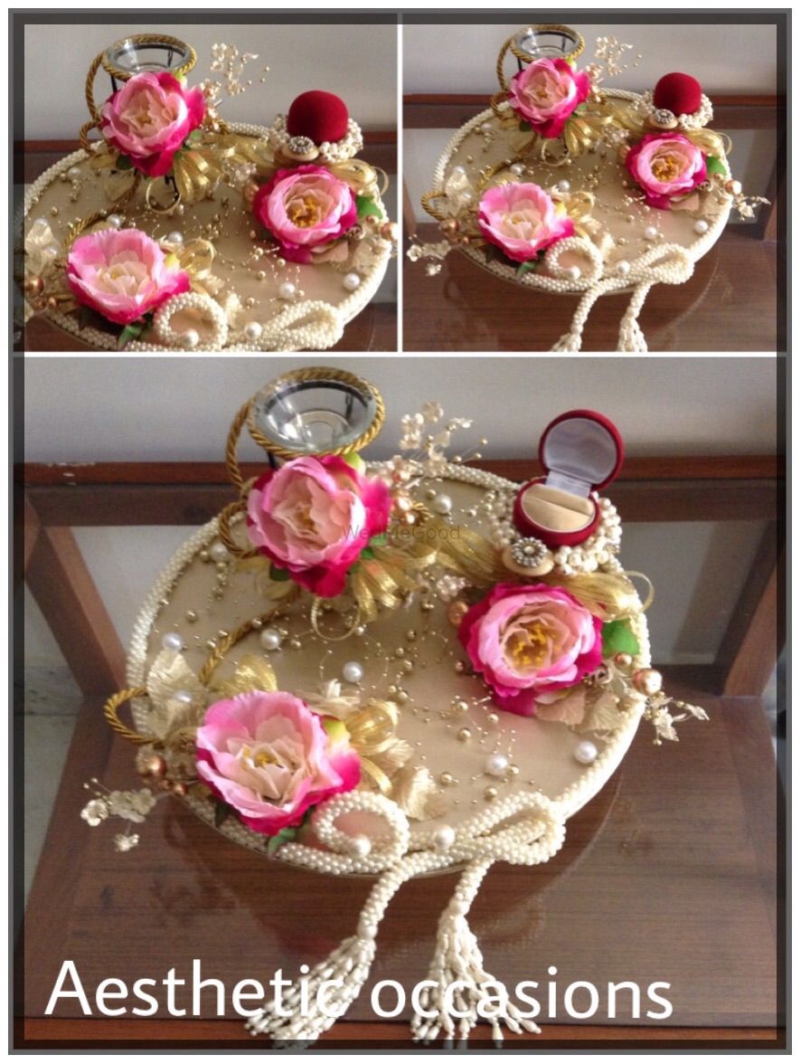 Photo From Ring trays & roka ceremonies  - By Aesthetic Occasions