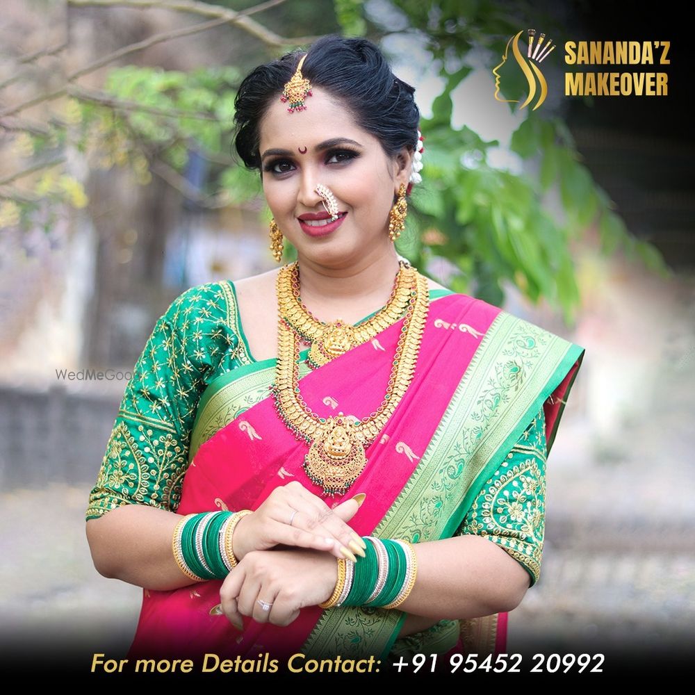 Photo From Maharashtrian bridal look - By Sananda'z Makeover