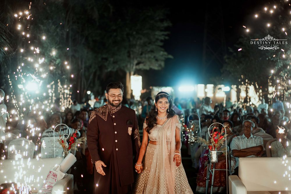 Photo From Priyanka & Shashikiran | Wedding Reception Photography - By Destiny Tales