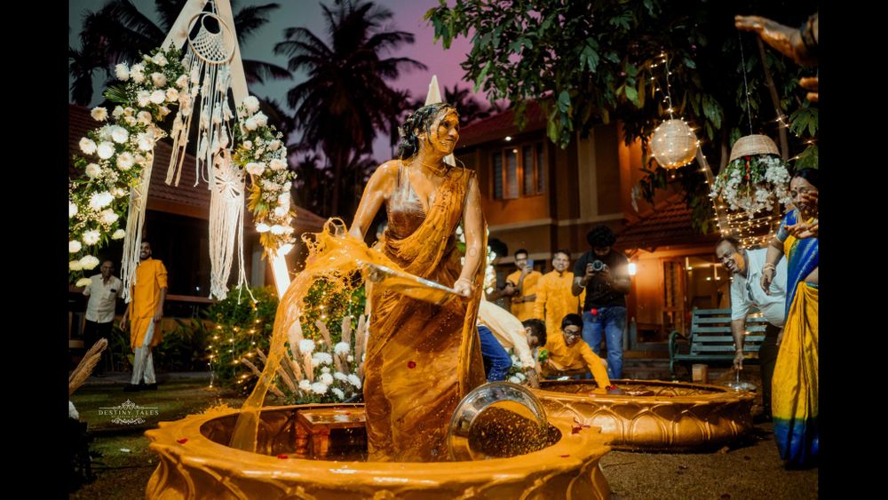 Photo From Priyanka & Shashikiran | Haldi Ceremony Photography - By Destiny Tales