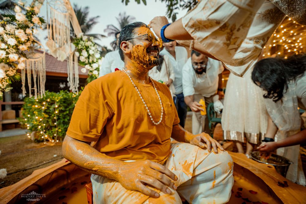 Photo From Priyanka & Shashikiran | Haldi Ceremony Photography - By Destiny Tales