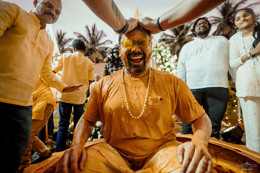 Photo From Priyanka & Shashikiran | Haldi Ceremony Photography - By Destiny Tales