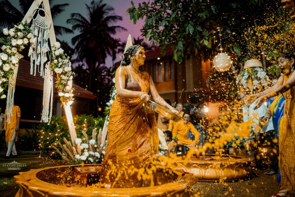 Photo From Priyanka & Shashikiran | Haldi Ceremony Photography - By Destiny Tales