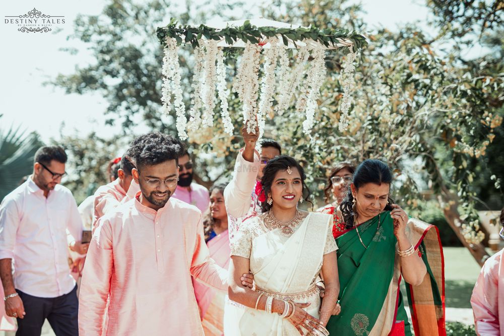 Photo From Priyanka & Shashikiran | Engagement Ceremony Photography - By Destiny Tales