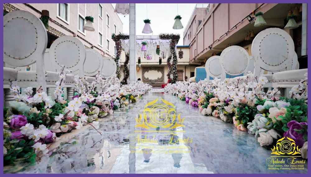 Photo From Mandap white & Lilac - By Nakoda Events