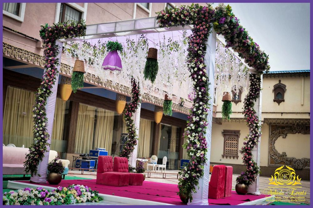 Photo From Mandap white & Lilac - By Nakoda Events