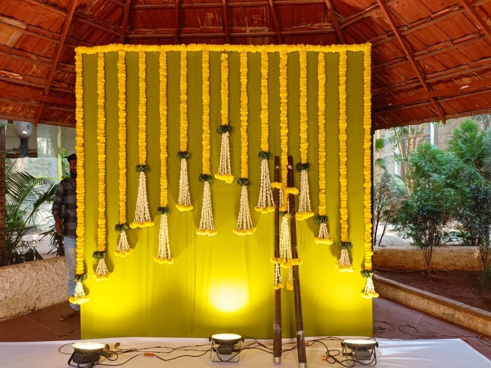 Photo From Pellikuthuru, Pellikoduku & Haldi Backdrops (2) - By Tie D Knot Theory Events-Decor