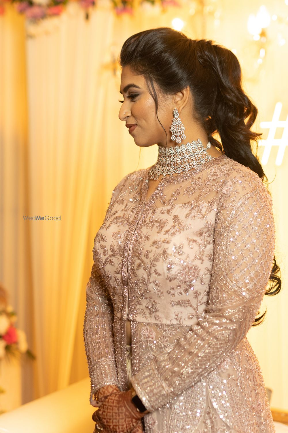 Photo From Shristi's Engagement Look - By Ruchika Das Makeover