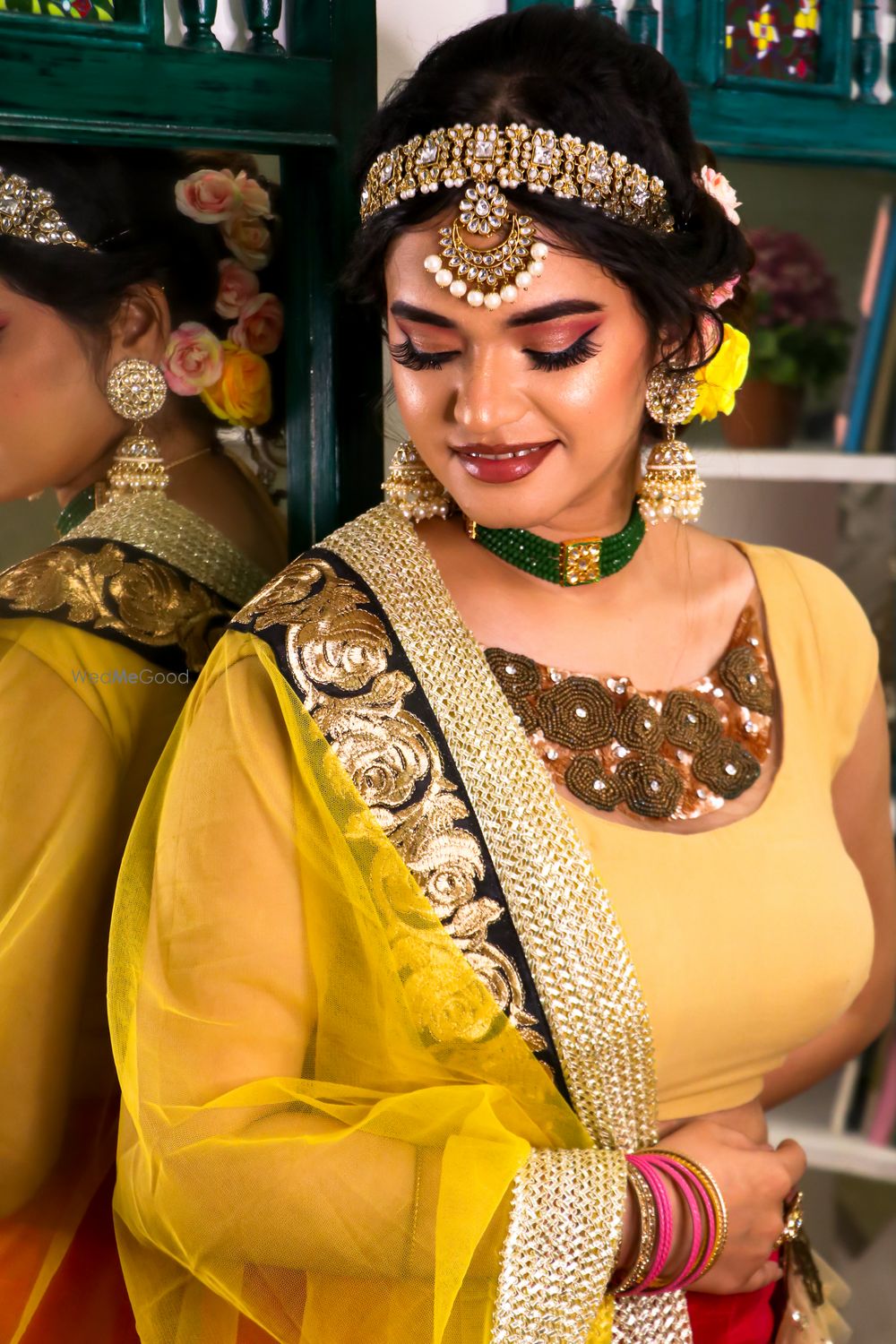 Photo From Sana Engagement Look - By Ruchika Das Makeover