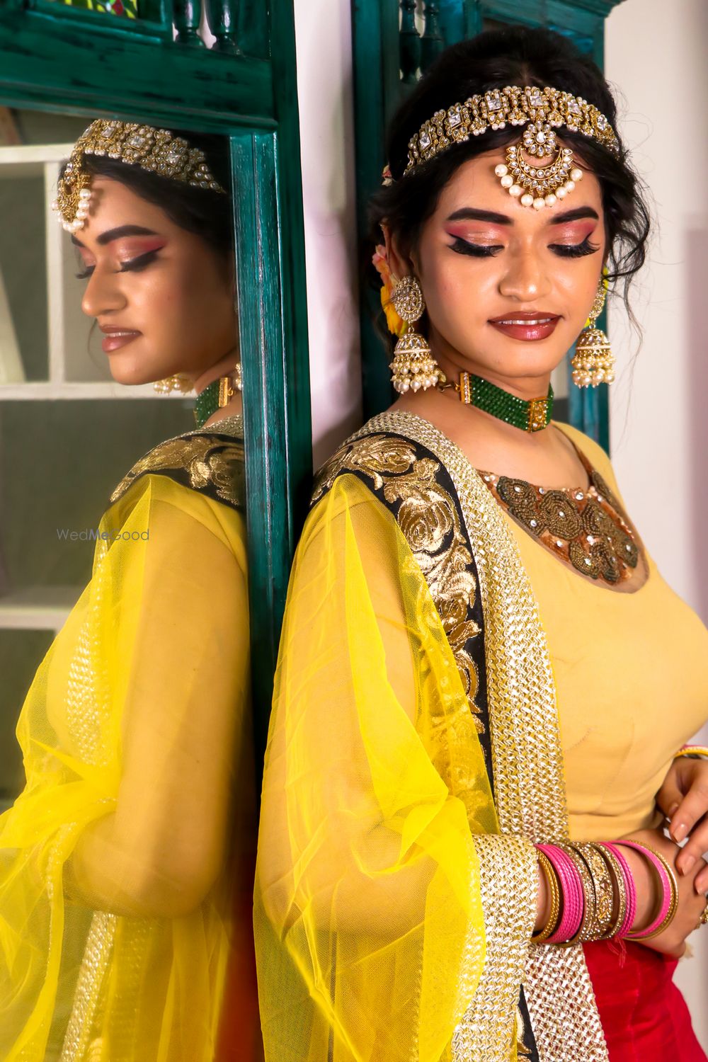 Photo From Sana Engagement Look - By Ruchika Das Makeover