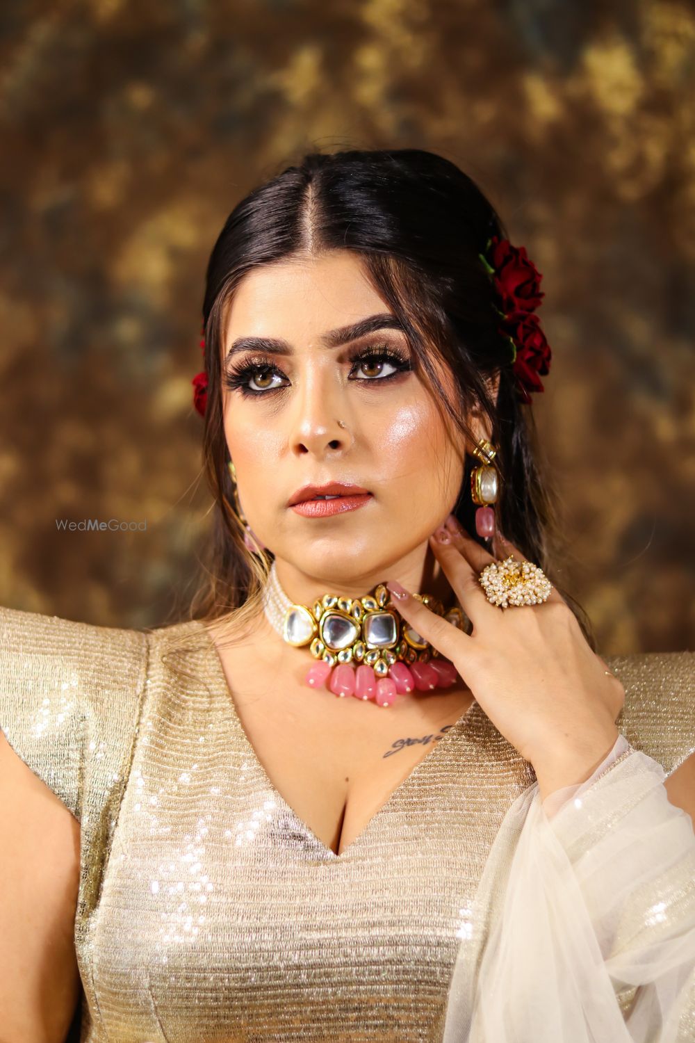 Photo From Riya Engagement look - By Ruchika Das Makeover