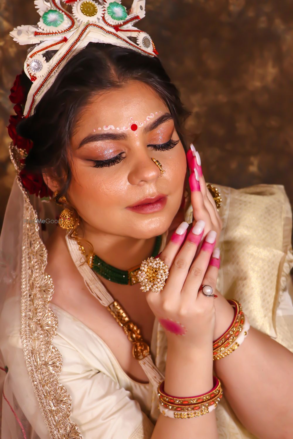 Photo From Shibani Bengali Bridal Look - By Ruchika Das Makeover