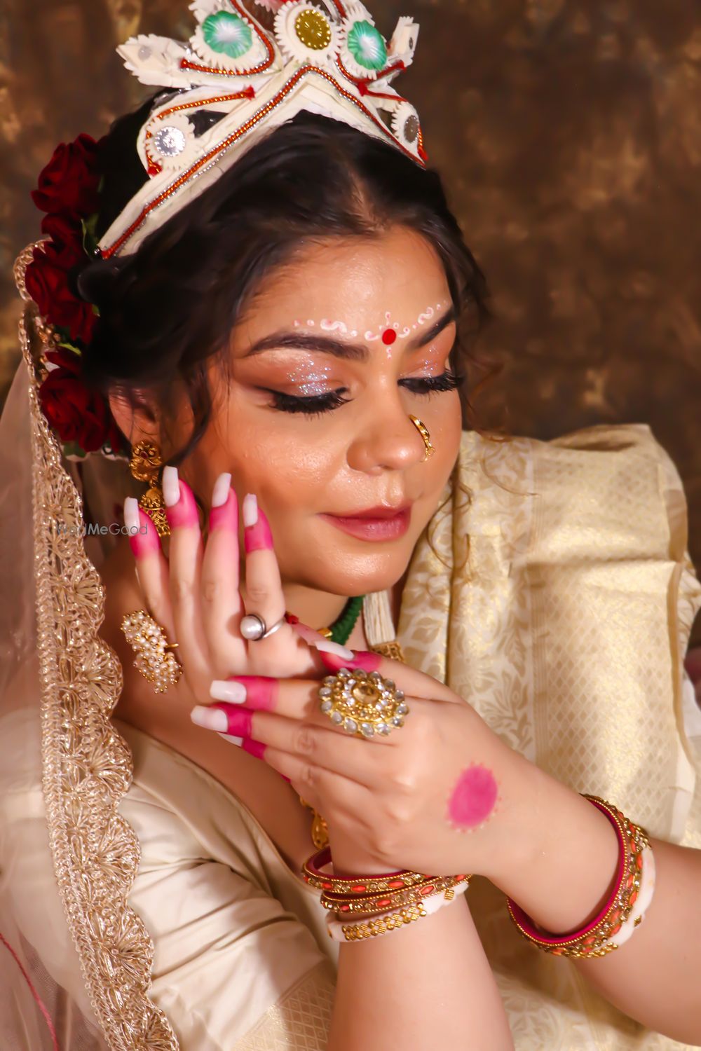 Photo From Shibani Bengali Bridal Look - By Ruchika Das Makeover