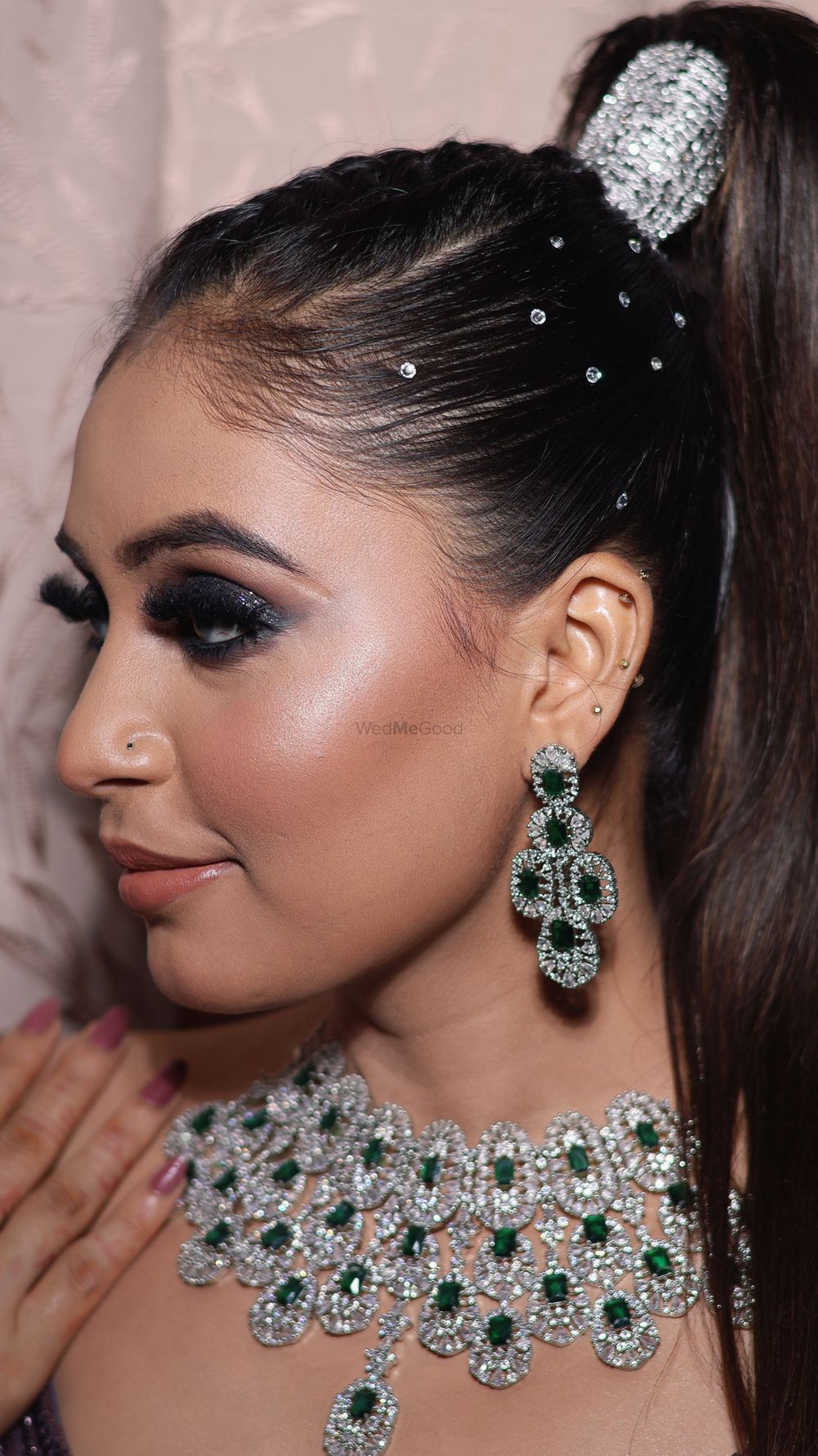 Photo From Komal Cocktail Glam Look - By Makeovers by Sonali Grover