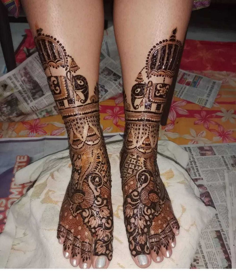 Photo From Bridal Mehandi foot Design - By Ravi Mehandi Artist