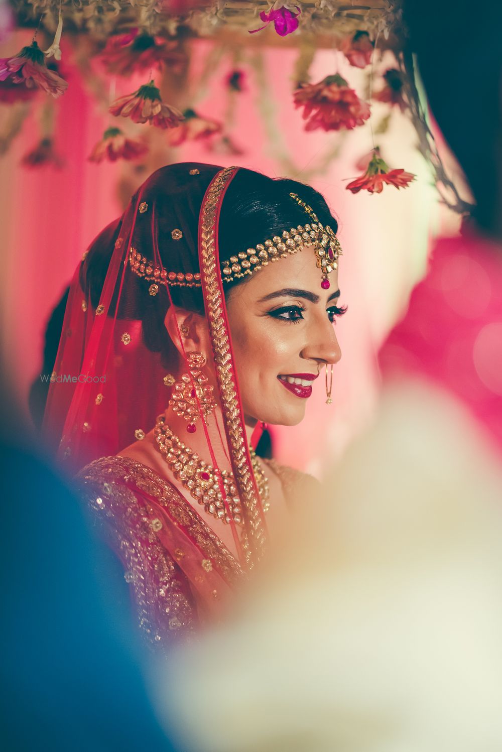 Photo of Bridal portrait while entering