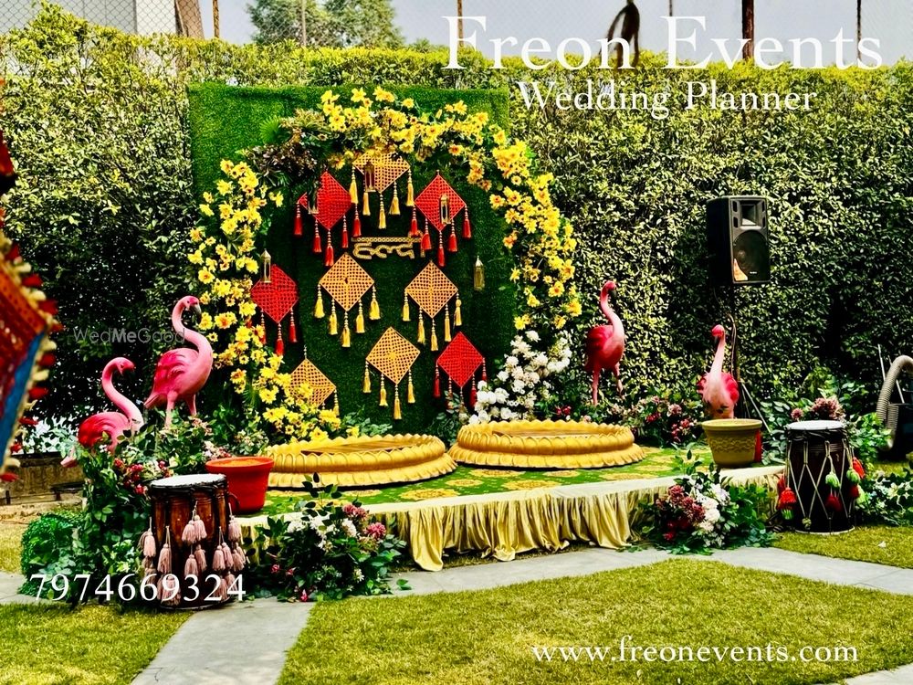 Photo From Haldi & Mehndi Decor  - By Freon Events