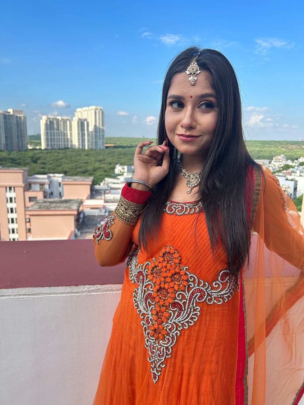 Photo From Karwachauth look 2023 - By Parull Khanna Makeovers