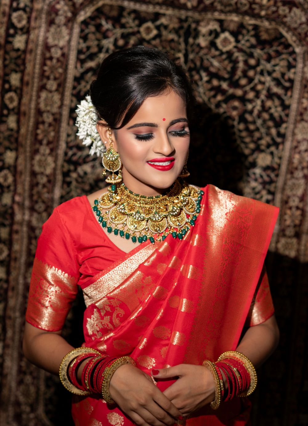 Photo From Bride in Red saree - By Nupur Makeup Artist