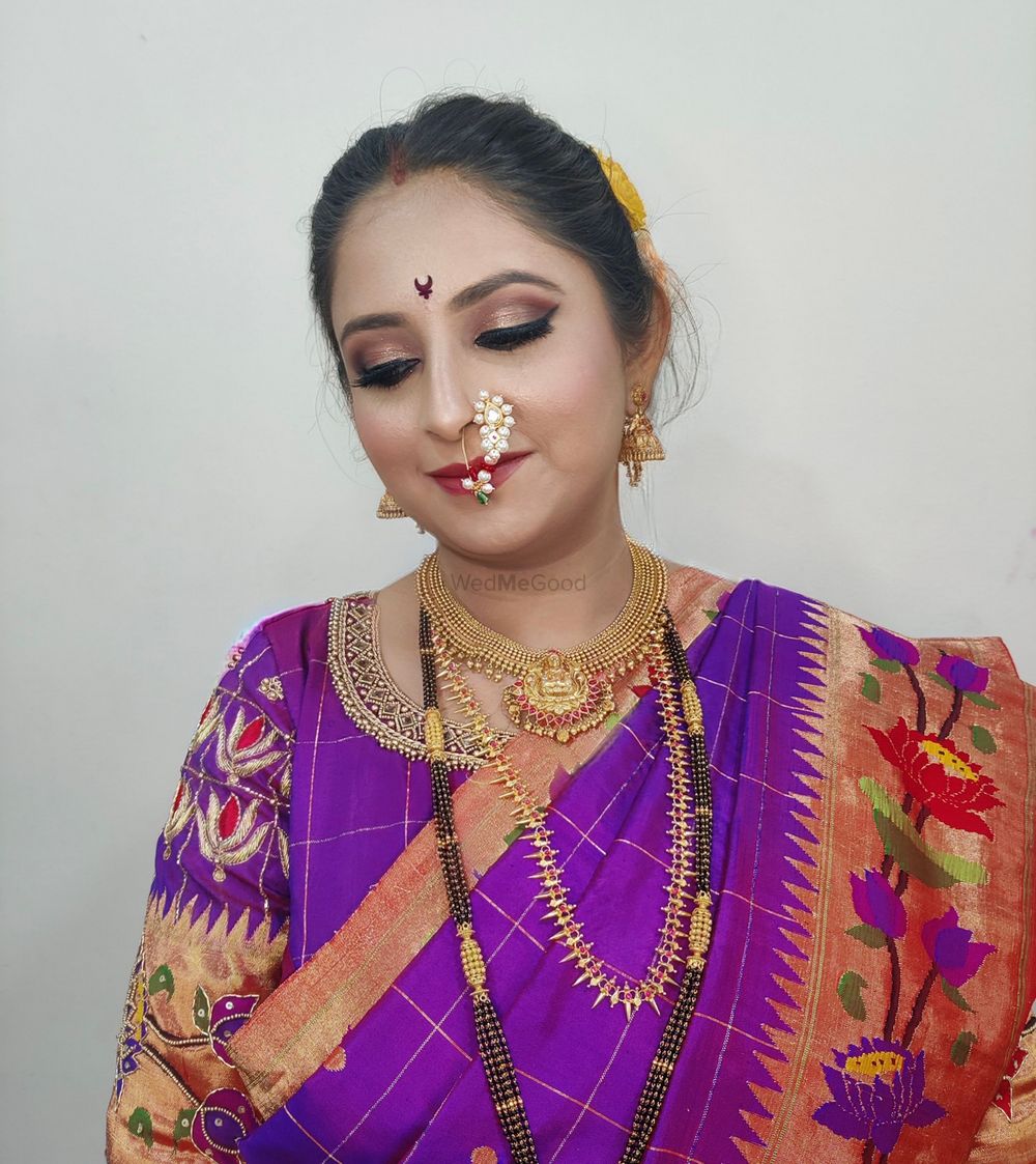 Photo From Winged liner for Maharashtraian look. - By Nupur Makeup Artist