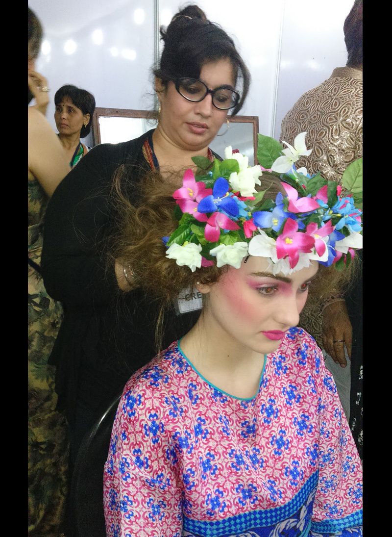 Photo From Backstage - By Jayshree Thakkar Hair and Makeup Artist