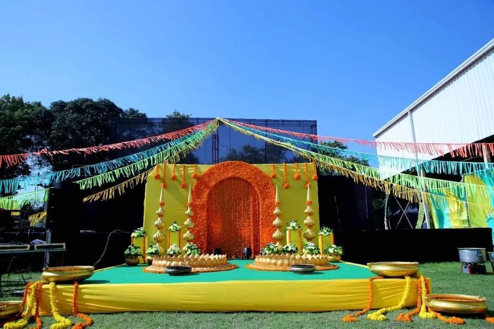 Photo From Haldi Stage - By BR Entertainment 