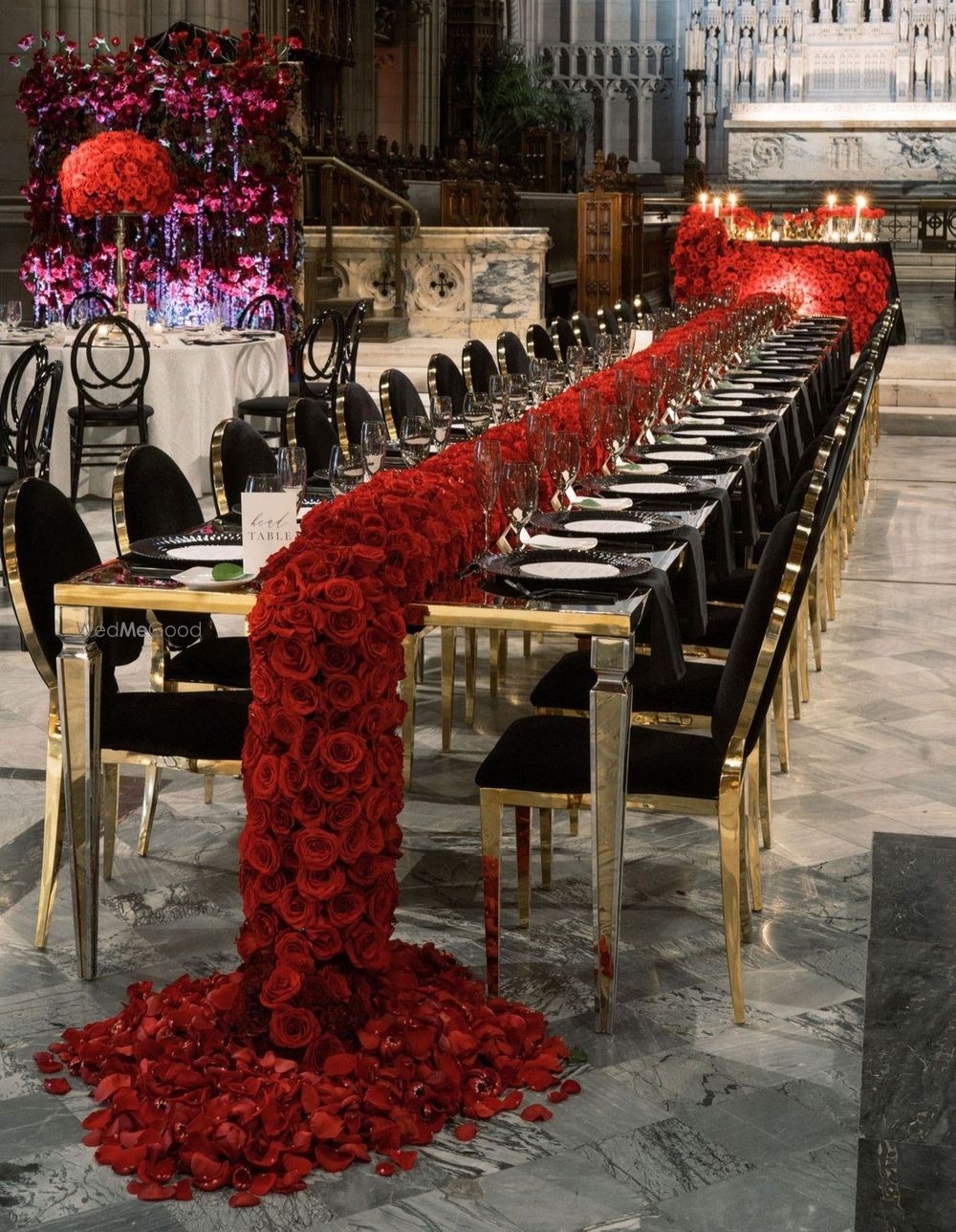 Photo From WEDDING ANNIVERSARY  RED AND BLACK THEMES - By Golden Moment Decor