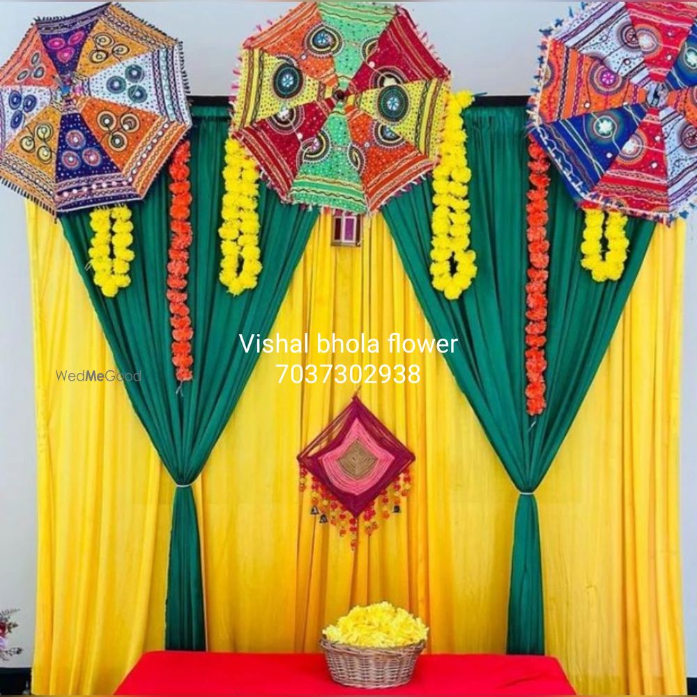 Photo From haldi ceremony decoration - By Vishal Bhola Flower and Decoration