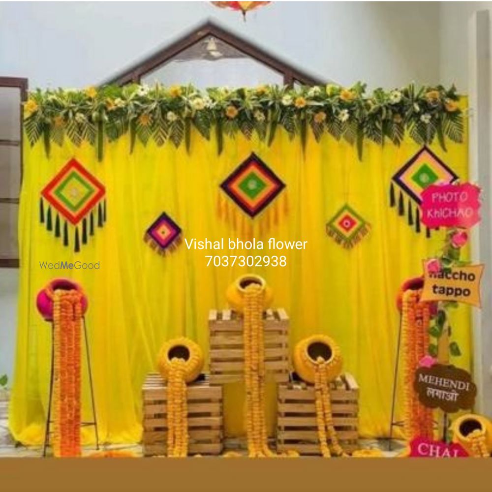 Photo From haldi ceremony decoration - By Vishal Bhola Flower and Decoration