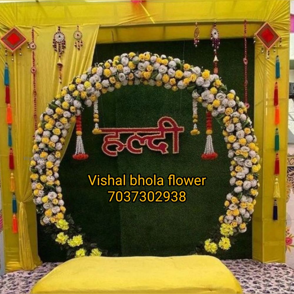 Photo From haldi ceremony decoration - By Vishal Bhola Flower and Decoration